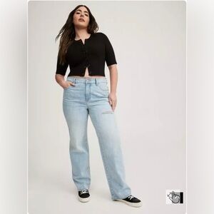 Torrid perfect wide leg vintage stretch